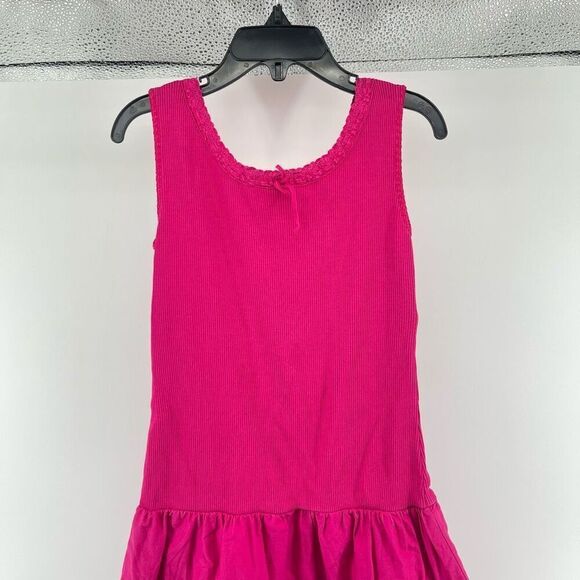 Ralph Lauren Girl’s Pink Sleeveless 100% Cotton Tiered Dress Size 4/5 - Picture 4 of 15